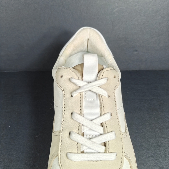 Madewell Kickoff Trainer Sneakers Colorblock Leather Neutral Unisex Women 8.5M - Picture 7 of 10